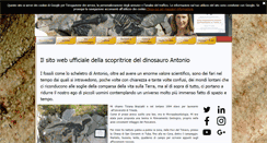Desktop Screenshot of dinosauroantonio.it